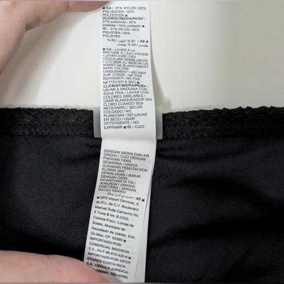 NWT Old Navy 4X Mid-Rise Crochet Knit O-Ring French Cut Bikini Bottom Black Jack - Picture 6 of 13